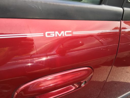 GMC vinyl logo emblem decal pinstripe stripe kit GMC vinyl logo emblem decal pinstripe stripe kit