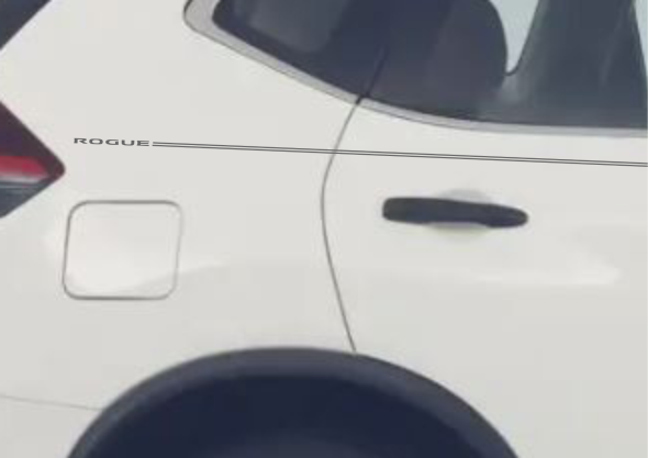 Nissan Rogue vinyl logo emblem decal pinstripe kit Nissan Rogue vinyl logo emblem decal pinstripe kit