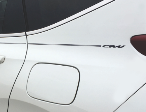 Honda CR-V vinyl logo emblem decal pinstripe stripe kit Honda CR-V vinyl logo emblem decal pinstripe stripe kit