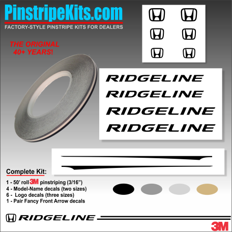 Honda vinyl logo emblem decal pinstripe kit Honda vinyl logo emblem decal pinstripe kit