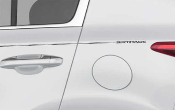 KIA Sportage vinyl logo emblem decal pinstripe kit KIA Sportage vinyl logo emblem decal pinstripe kit