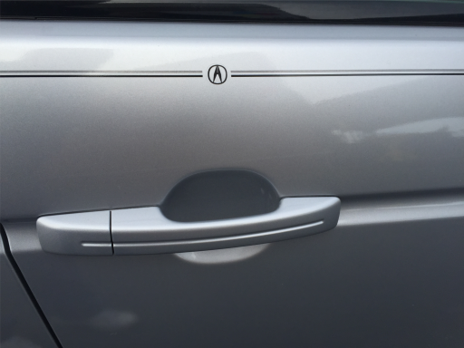 Acura Logo Emblem Decal Vinyl Pinstripe Stripe Kit
