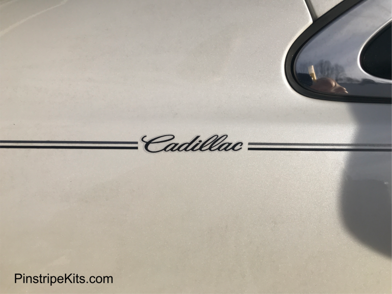 Cadillac vinyl logo emblem decal pinstripe stripe kit 48 Cadillac vinyl logo emblem decal pinstripe stripe kit 48