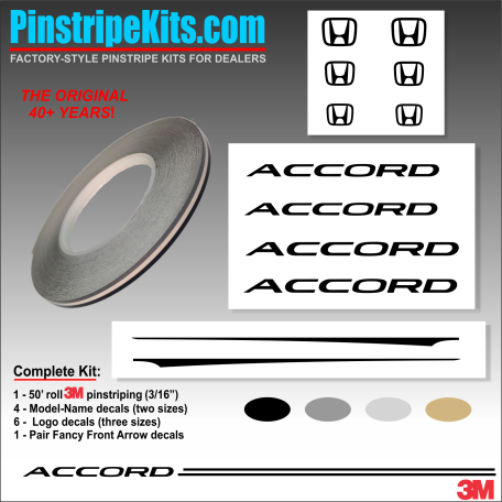 Honda vinyl logo emblem decal pinstripe kit Honda vinyl logo emblem decal pinstripe kit