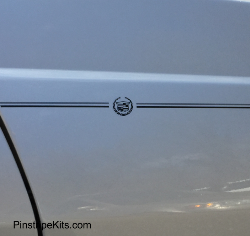 Cadillac vinyl logo emblem decal pinstripe stripe kit 48 Cadillac vinyl logo emblem decal pinstripe stripe kit 48